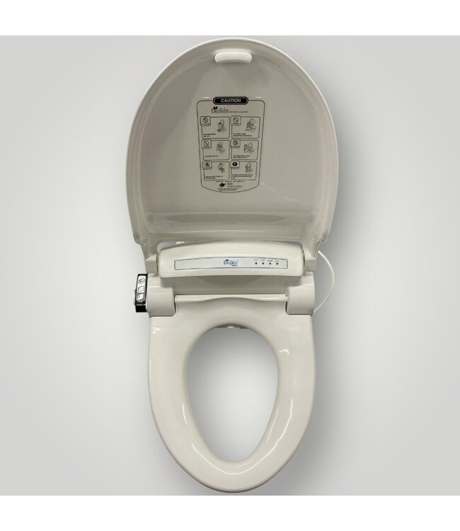 50706 White Elongated Heated Bidet Toilet Seat