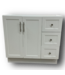50718 Davies True White Bathroom Vanity Base 36"