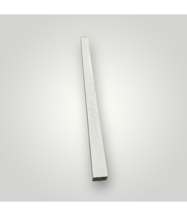 50720 8ft x 5in White Vinyl Fence Blank Post