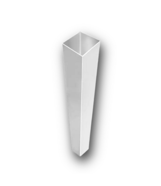 50720 8ft x 5in White Vinyl Fence Blank Post