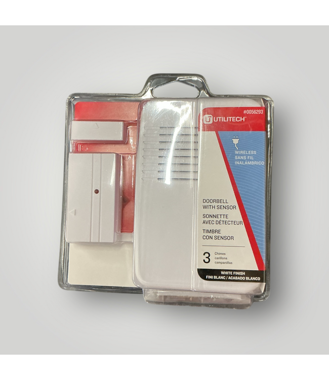 50722 Wireless Doorbell Kit White with Sensor