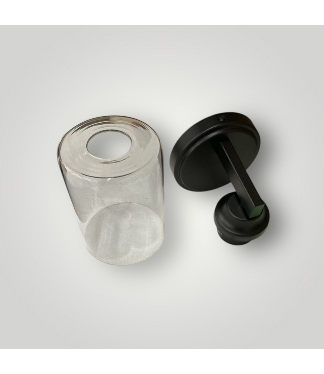 50729 Matte Black 1‑Light Bathroom Wall Sconce