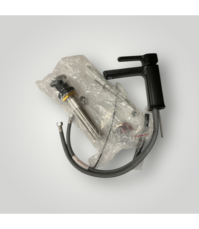 50732 Single Handle Matte Black Bathroom Faucet