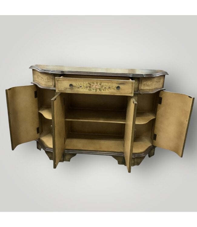 50745 Dover Antique Green And Brown Credenza