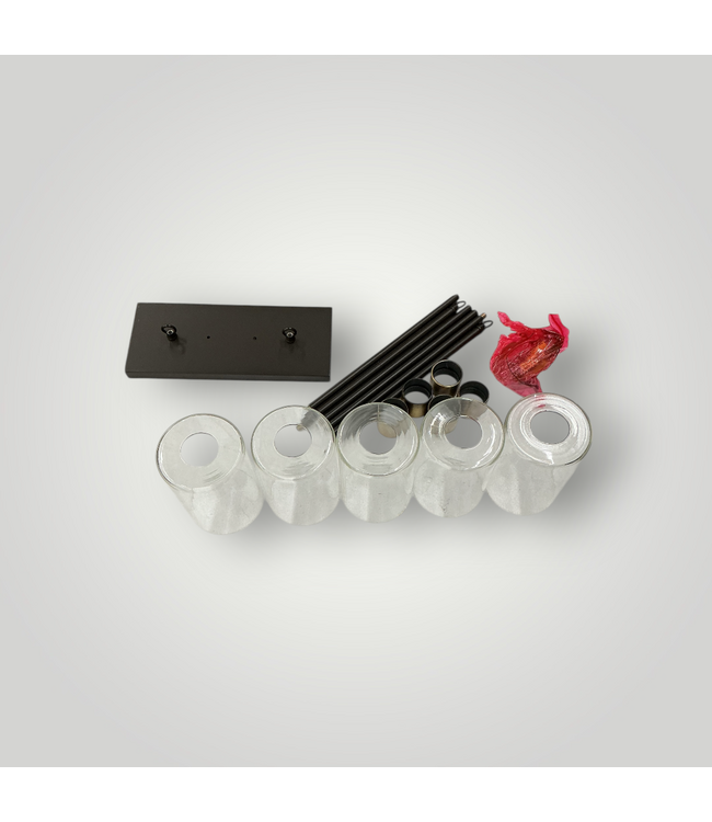 50726 5-Light Olde Bronze Linear Pendant Light