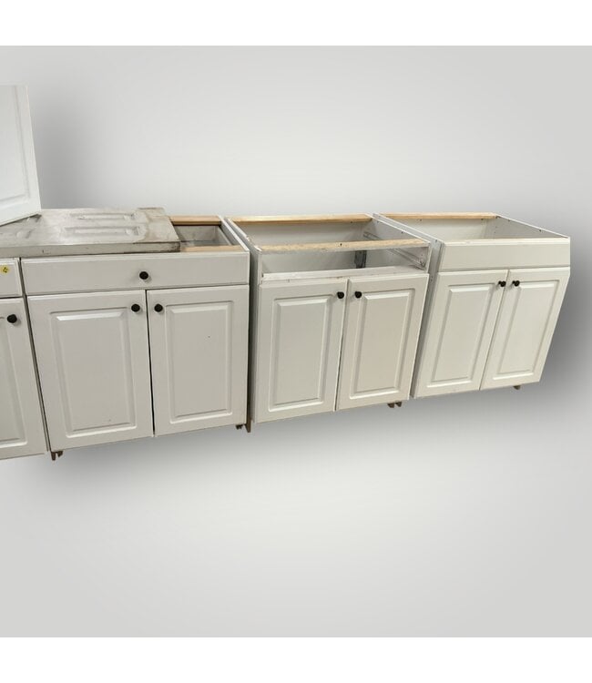 50741 Powder White Cabinet Set of 29-pcs