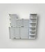 50741 Powder White Cabinet Set of 29-pcs