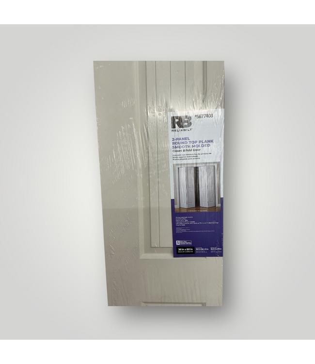 50751 2-Panel Bifold Door 36-in x 80-in