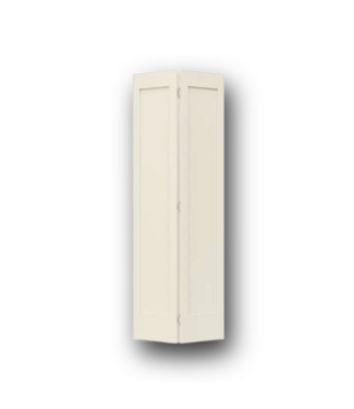 50753 30-in x 80-in Primed 1-Panel Bifold Door
