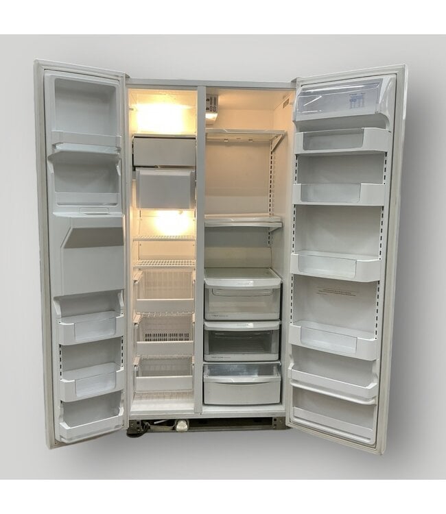 50757 White Side-By-Side Refrigerator