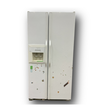 50757 White Side-By-Side Refrigerator