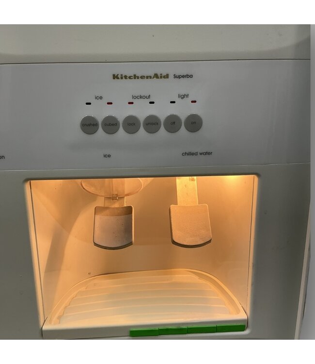 50757 White Side-By-Side Refrigerator