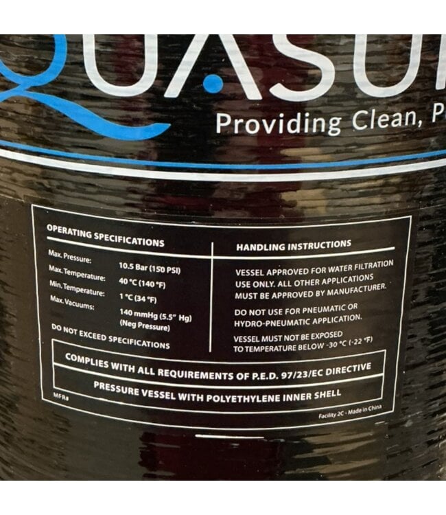 50763 House Water Treatment Pressure Vessel