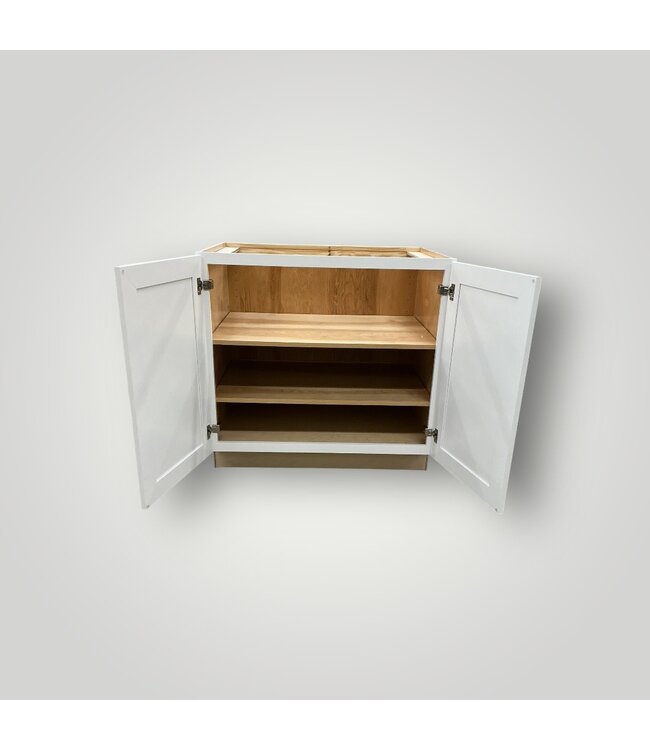 50772 Clean White Base Cabinet 35.625"W