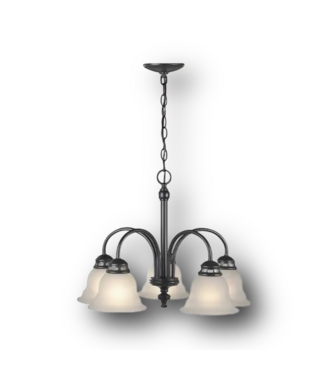 50778 Fallsbrook 5-Light Bronze Chandelier