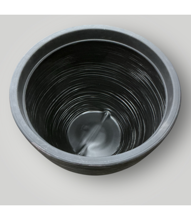 50782 Shell Blackwash Resin Planter