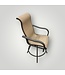 50799 Brown Sling Swivel Patio Chairs 2-pk