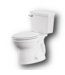 50813 Champion White Elongated 2 Piece Toilet