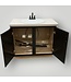 50791 Espresso Single Sink Bathroom Vanity 37.5"W