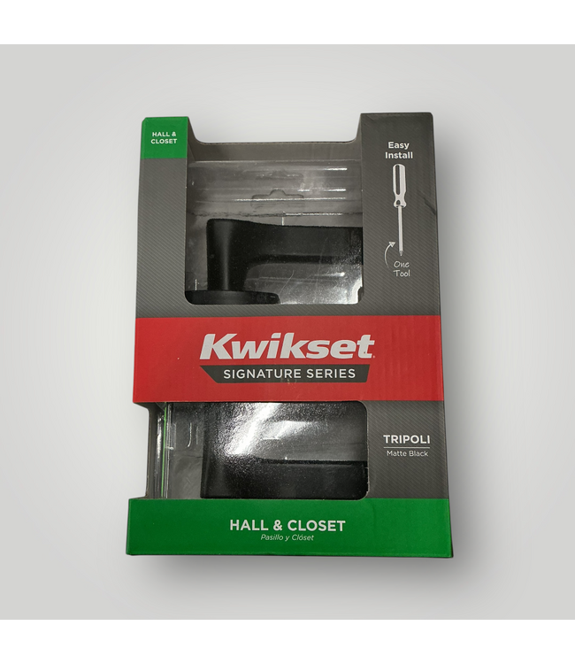 50844 Passage Lever Matte Black Finish