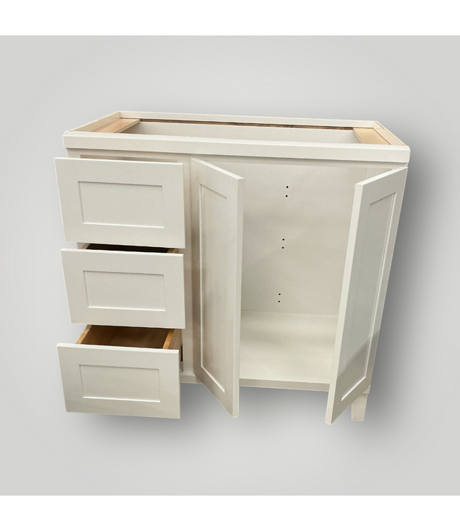 50854 White 36" Vanity Base