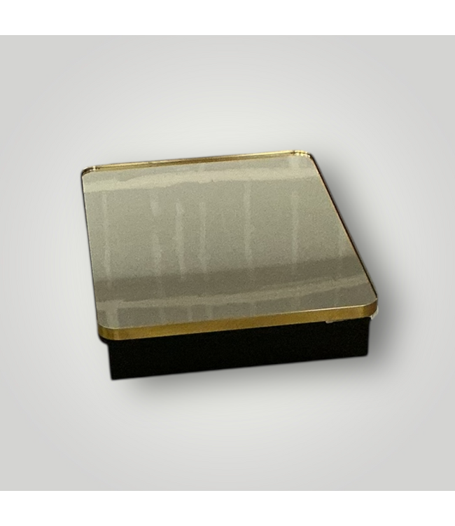 50855 Medicine Cabinet Gold Finish 24-in x 32-in