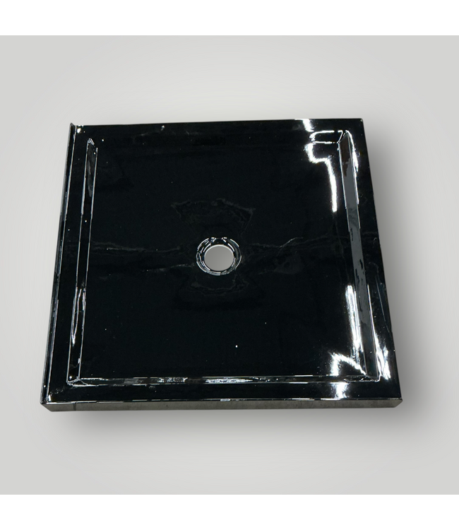 50867 Acrylic Shower Base Black 36" x 36"