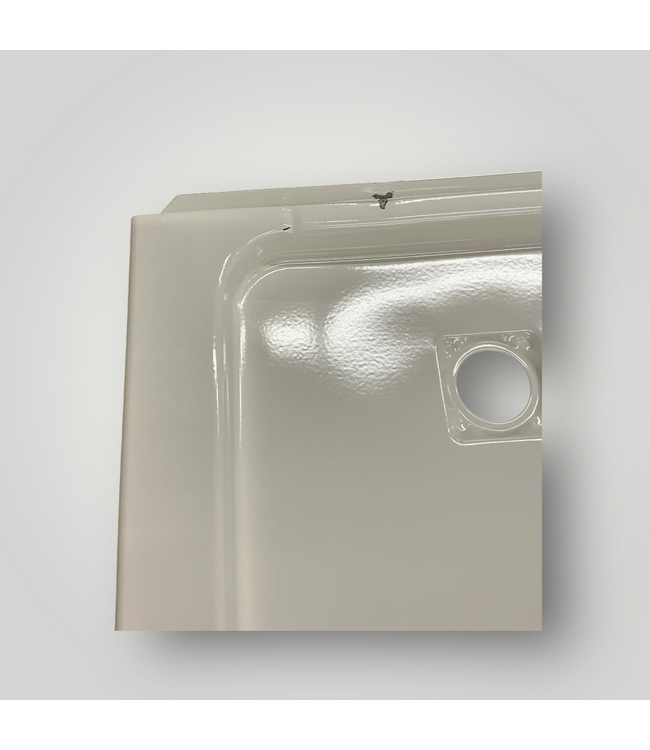 50843 60-in x 30-in Shower Base White Steel