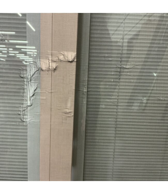 50849 Vinyl Sliding Patio Door With Blinds 72" x 80"H