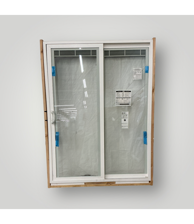 50879 White Vinyl Sliding Patio Door 59.125"W x 79.5"H