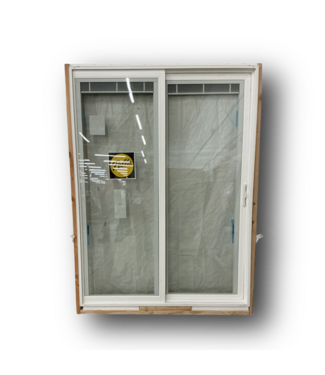 50879 White Vinyl Sliding Patio Door 59.125"W x 79.5"H