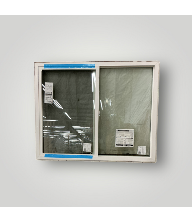 50880 White Vinyl Horizontal Sliding Window 59.5" x 47.5"