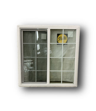 50881 White Vinyl Horizontal Sliding Window 47.5" x 47.5"