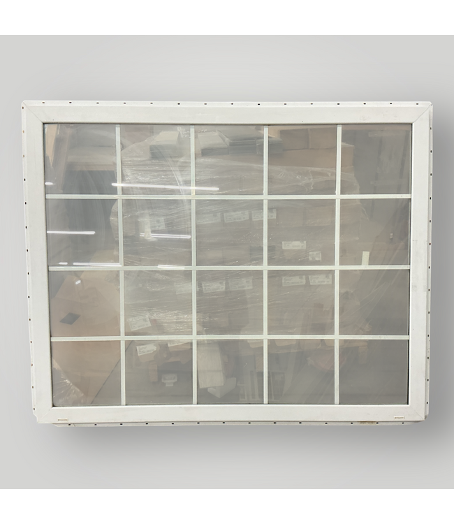 50891 White Vinyl Fixed Window With 20-Grids 60'W x 47.5"H