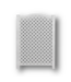 50909 White Vinyl Privacy Screen 32" W x 46" H
