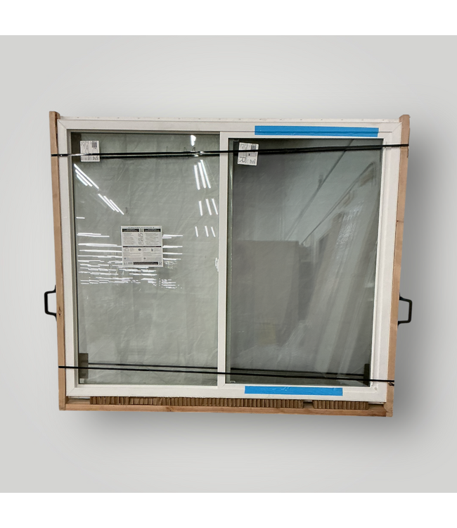 50911 White Vinyl Window Horizontal Slider 71.5"W x 59.5"H