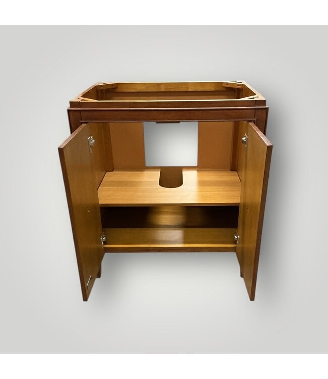 50921 New Walnut Bathroom Vanity 31"W