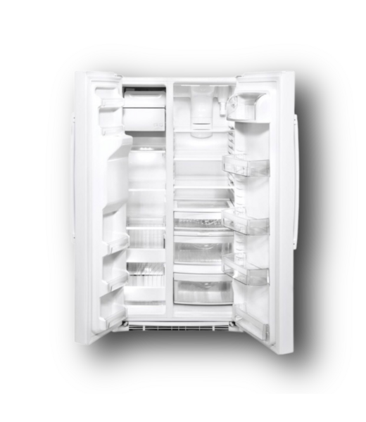 50922 25.1-cu ft Side-by-Side Refrigerator 36-Inch -White