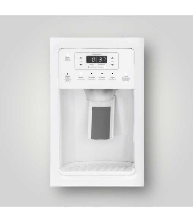 50922 25.1-cu ft Side-by-Side Refrigerator 36-Inch -White