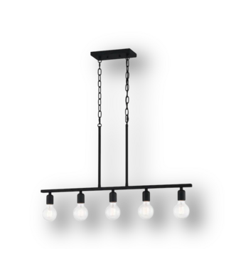 50945 5-Light Chandelier Matte Black