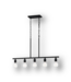 50945 5-Light Chandelier Matte Black