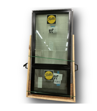 50952 Black Aluminum Fixed/Awning Window 37"W x 80"H