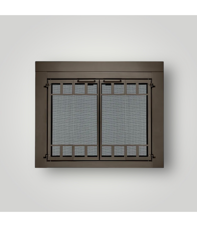 50960 Bifold Fireplace Doors 30-37" W and 22.5-29.5" H