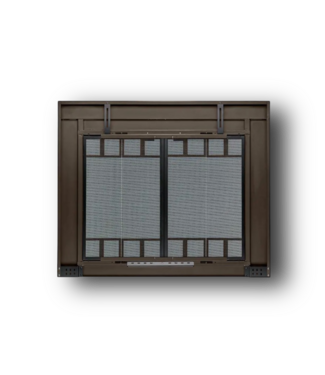 50960 Bifold Fireplace Doors 30-37" W and 22.5-29.5" H