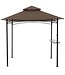 50962 Black Grill Gazebo with Soft Top Roof 8' x 5'
