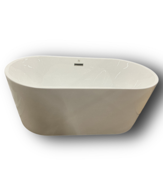 50966 Carissa 60" Freestanding Acrylic Soaking Tub