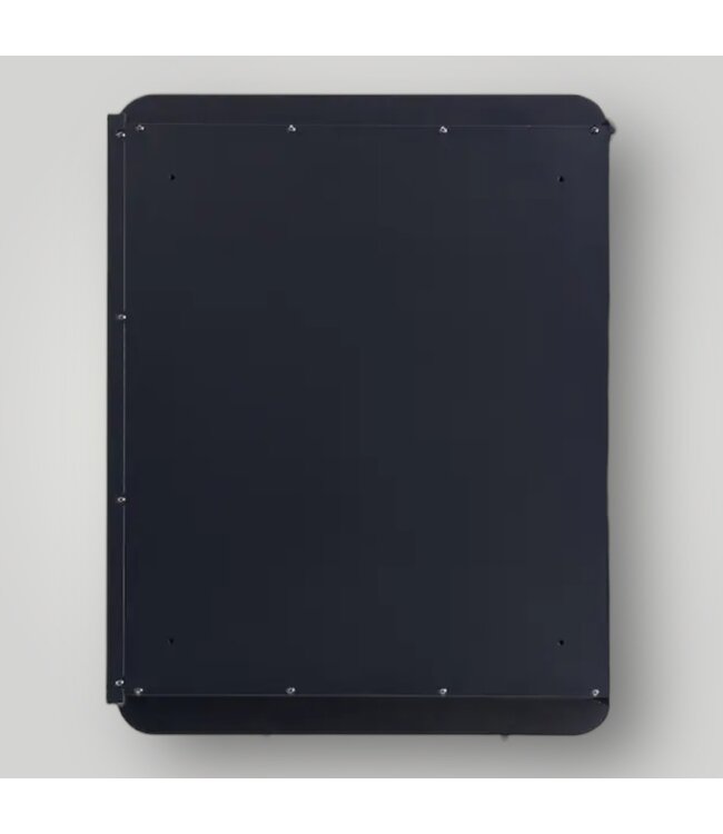 50973 Matte Black Mirrored Medicine Cabinet 20" x 26"