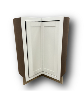 50972 White Round Lazy Susan 30"W