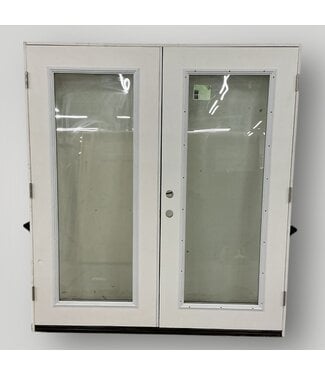 50975 Fiberglass Full Lite French Patio Door 71.5"W x 79.5"H