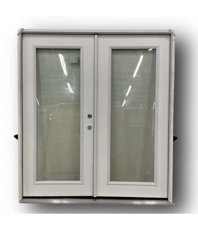 50975 Fiberglass Full Lite French Patio Door 71.5"W x 79.5"H